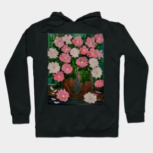 lovely color combination in this bouquet of flowers in a metallic copper vase Hoodie